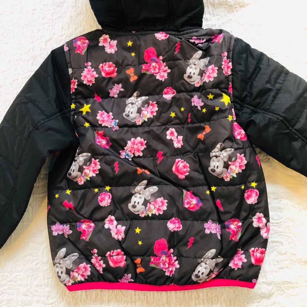 DISNEY Minnie Mouse**Hooded Jacket/ Coat 2T - Picture 4 of 5